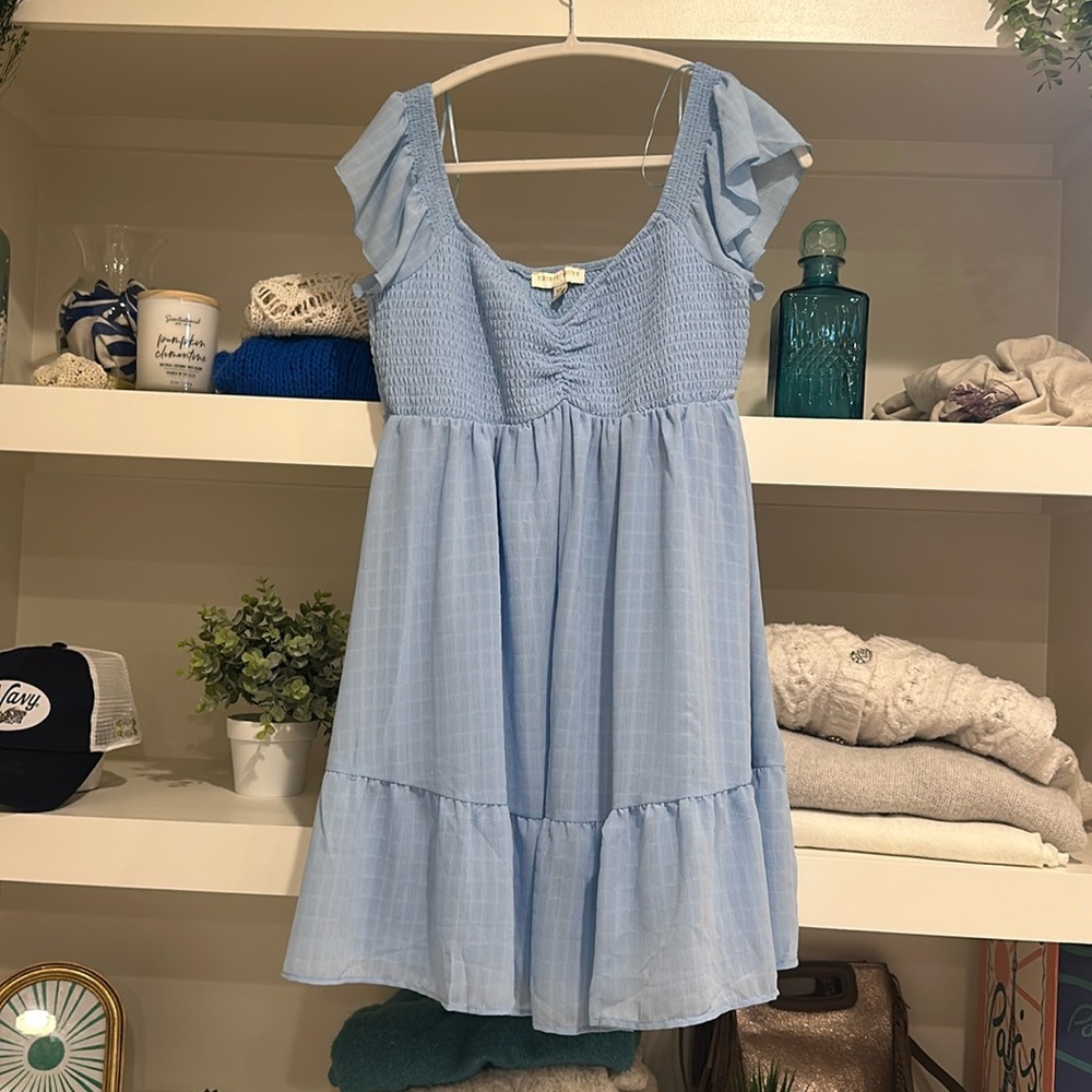 Blue summer dress